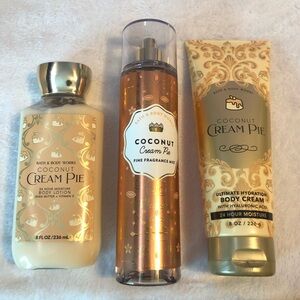 Bath & Body Works Coconut Cream Pie Bundle!
